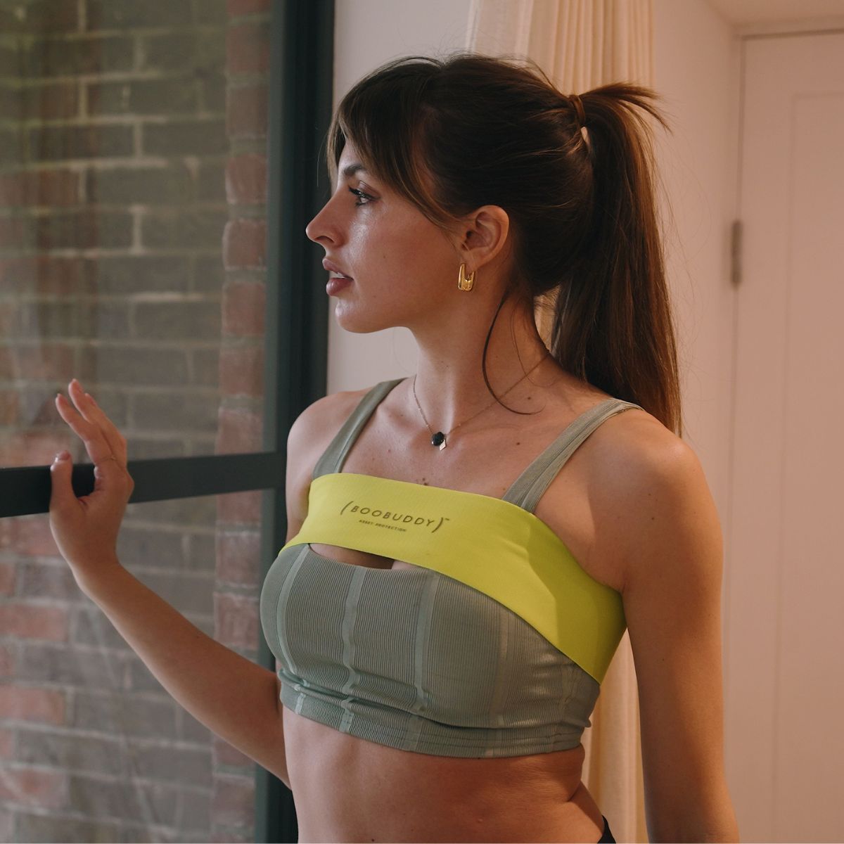 Original Boobuddy™ Breast Support Band – Green