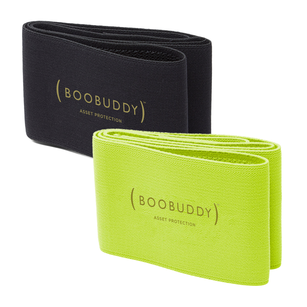 Boobuddy Adjustable Breast Support Band | Black & Green Bundle | SAVE £13!