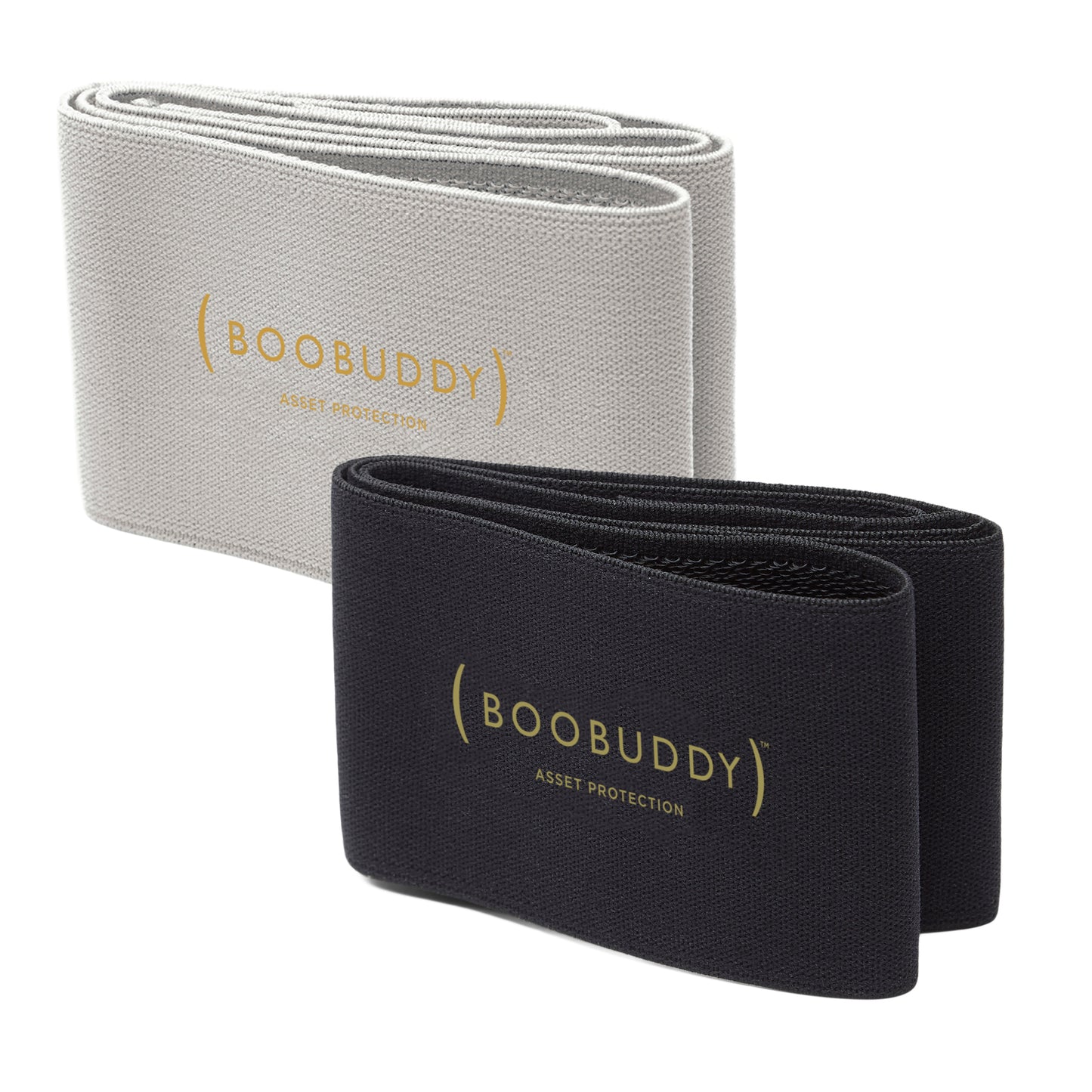 Boobuddy Adjustable Breast Support Band | Grey & Black Bundle | SAVE £13!