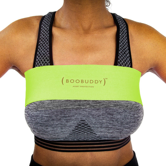 Boobuddy Adjustable Breast Support Band | Green | How to Wear a Boobuddy
