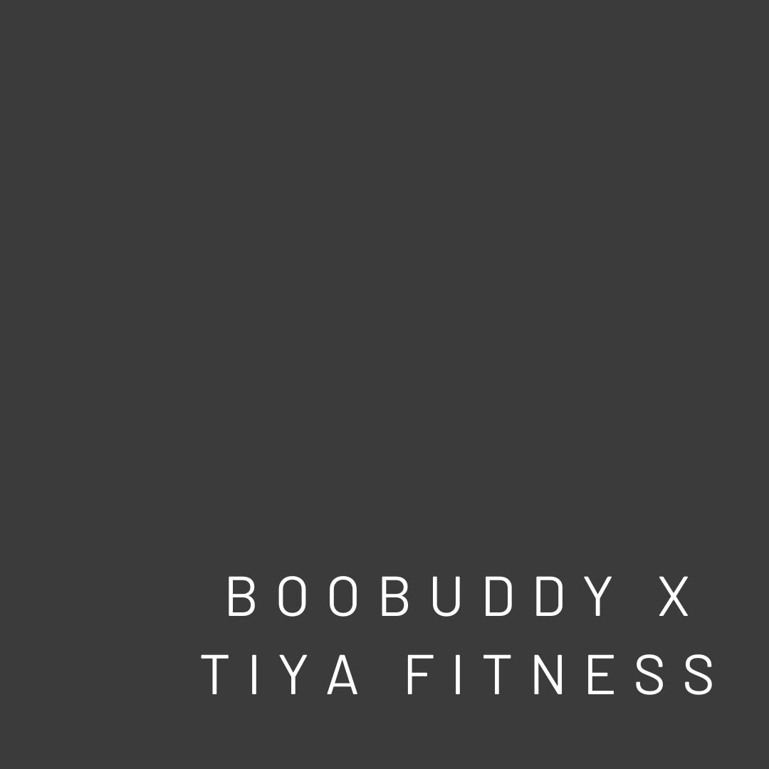 Original Boobuddy™ & TIYA Running Phone Holder Vest - Black/Pink