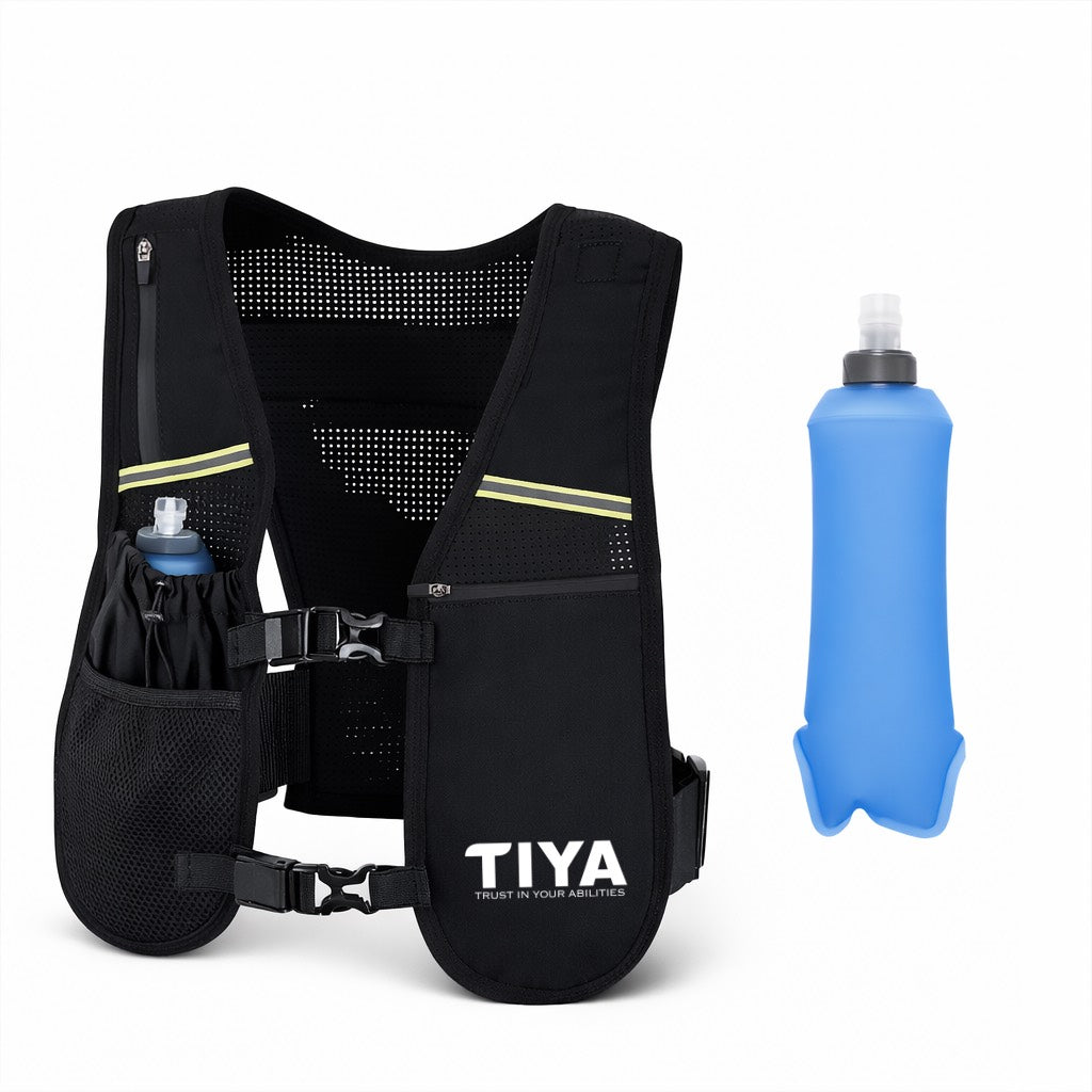 TIYA Running Hydration Vest - Black