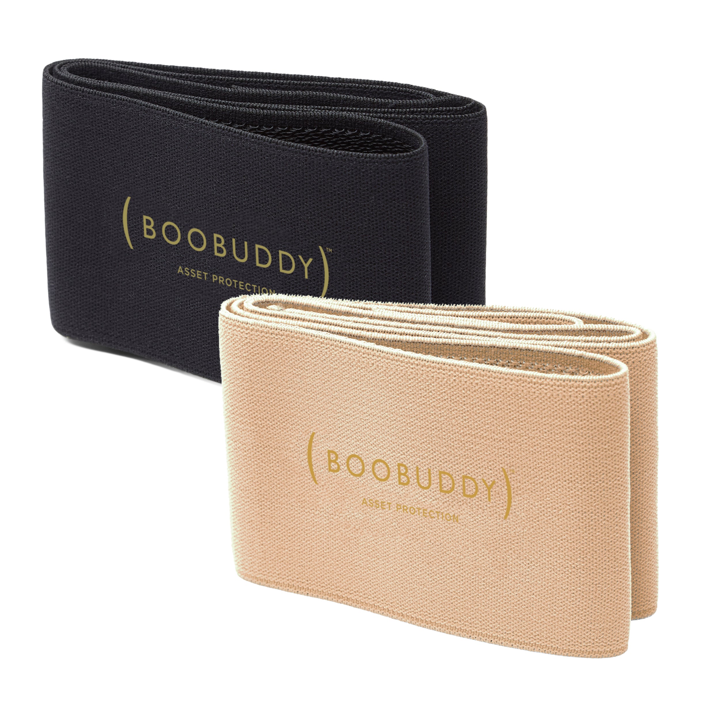 Boobuddy Adjustable Breast Support Band | Beige & Black Bundle | SAVE £13!