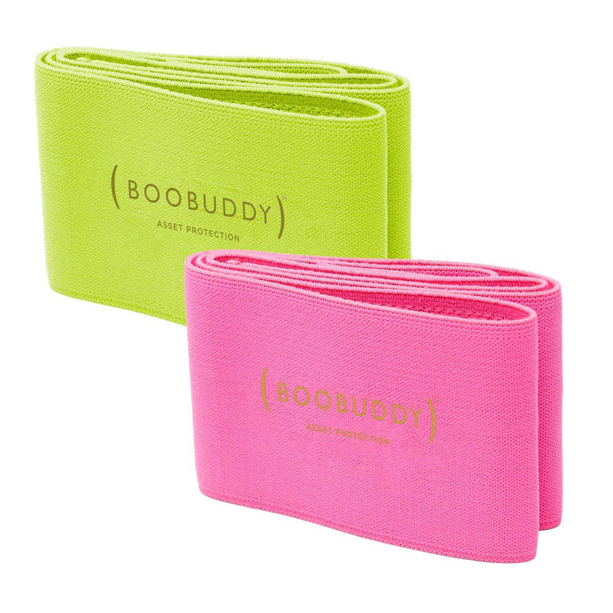 Boobuddy Adjustable Breast Support Band | Green & Pink Bundle | SAVE £13!